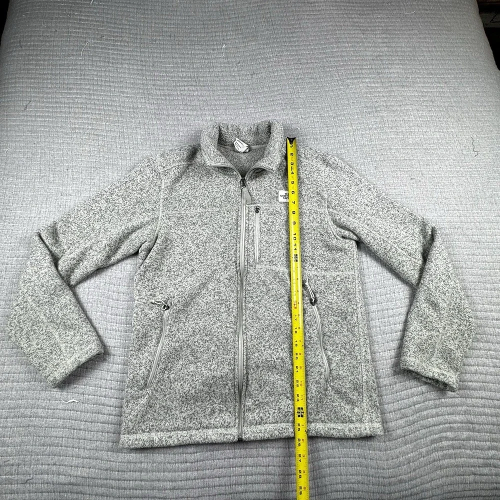 Northface Gordon Lyons Full-Zip Jacket Men M Cream Fleece‎ Hiking Gorpcore